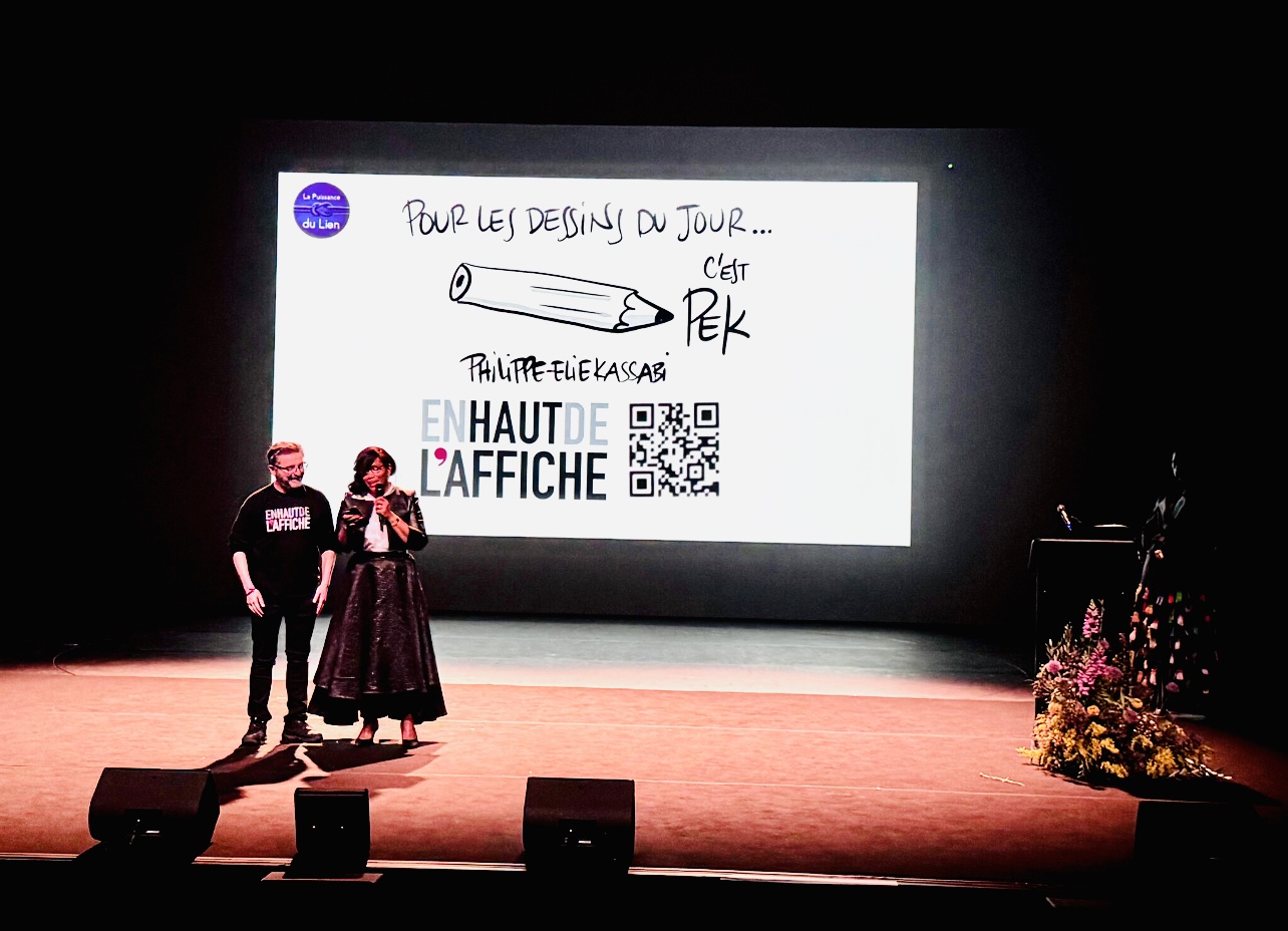 Philippe-Elie Kassabi et Sylvaine Messica sur scène